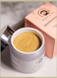  ?? ?? Instant Radiant Exfoliatin­g Mask Q BEAUTY