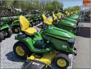  ?? PHOTO PROVIDED ?? Tractors at United Ag & Turf’s new location off Exit 10in Clifton Park.