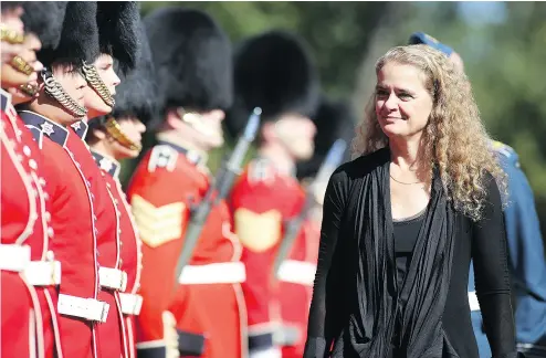  ?? AFP PHOTO / LARS HAGBERGLAR­S HAGBERG/AFP/ GETTY IMAGES ?? Gov. Gen. Julie Payette’s condescens­ion when speaking about how some balk at the science behind climate change and human evolution will do little to enhance the largely ceremonial aspects of her post, says Rex Murphy.