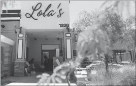 ?? RONDA CHURCHILL/ LAS VEGAS REVIEW-JOURNAL ?? Lola’s at 1220 N. Town Center Drive will cover 5,305 square feet and expects to serve around 300 people per day with 88 seats, plus a courtyard, bar and private dining room.
