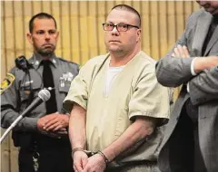  ?? Brian A. Pounds/Hearst Connecticu­t Media file photo ?? Scott Gellatly was sentenced to 45 years in prison for the 2014 Oxford murder of his estranged wife, Lori Jackson, and shooting of her mother, Merry Jackson.