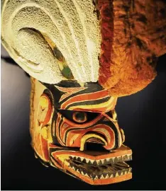  ?? Foto: ?? Eine Tatanua Maske, eines der Exponate im Südseemuse­um in Obergünzbu­rg, Das die Sammlung des Allgäuer Kapitäns Karl Nauer zeigt.
