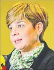  ??  ?? Desirée Masi, senadora del PDP reelecta para el próximo periodo constituci­onal.