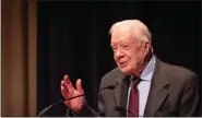  ?? CHINA NEWS SERVICE — GETTY IMAGES ?? It was announced last week that former President Jimmy Carter has entered hospice care at his home.