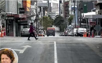  ?? KEVIN STENT/STUFF ?? Wellington streets are deserted during the national lockdown.