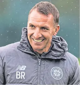  ?? Picture: SNS. ?? Celtic boss Brendan Rodgers prepares his side for the Betfred Cup quarter-final tie with St Johnstone this evening.