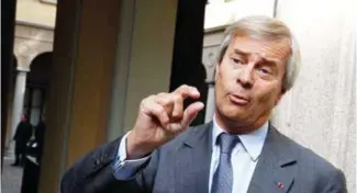  ??  ?? Le milliardai­re français Vincent Bolloré