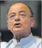  ?? HT ?? Union finance minister Arun Jaitley