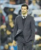  ?? FOTO: EFE ?? Santiago Solari, ayer en Balaídos