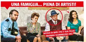  ??  ?? (79) E SUA FIGLIA NICOLA DI BARI
(46) ARIANNA SCOMMEGNA