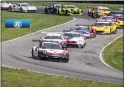  ?? Getty Images ?? The start of the 2019 Northeast Grand Prix at Lime Rock Park in Lakeville.