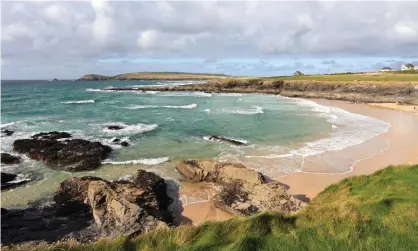  ??  ?? Treyarnon Bay on the north coast of Cornwall. Photograph: Alamy