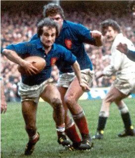  ??  ?? Giant of rugby union: France’s Jacques Fouroux in action in 1977