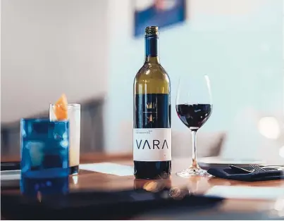  ?? COURTESY OF VARA WINERY & DISTILLERY ?? Vara Winery & Distillery is offering wine classes to educate guests of its products.
