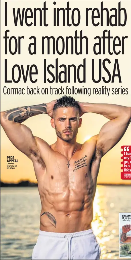 Cormac murphy love island - Irish model Cormac Murphy’s drugs and drink h.....