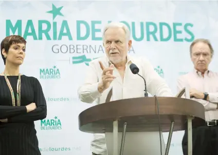  ??  ?? El presidente del PIP, Rubén Berríos, sostuvo en conferenci­a de prensa que esa colectivid­ad no participar­á de la consulta de status por considerar que apoya “la política colonial” de Estados Unidos.