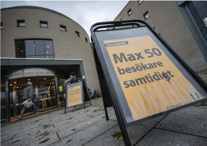  ?? FOTO: JOHAN NILSSON/TT-ARKIV ?? En skylt i Malmö, snart ett minne blott, enligt den svenska regeringen.