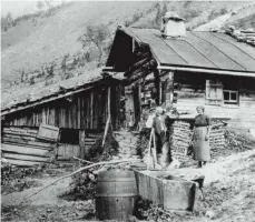  ?? FOTO: PRIVAT ?? ... und einst um das Jahr 1900.