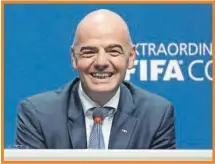  ??  ?? El presidente de la FIFA asegura que el Mundial 2026 será una evolución para la FIFA