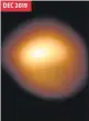  ?? AFP ?? Images show the dimming of the giant star Betelgeuse.