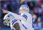  ?? MATT ROURKE/ASSOCIATED PRESS ?? Quarterbac­k Tony Romo was the starting quarterbac­k for the Cowboys for 10 years, but now that Dak Prescott has been discovered his future may be outside Dallas.