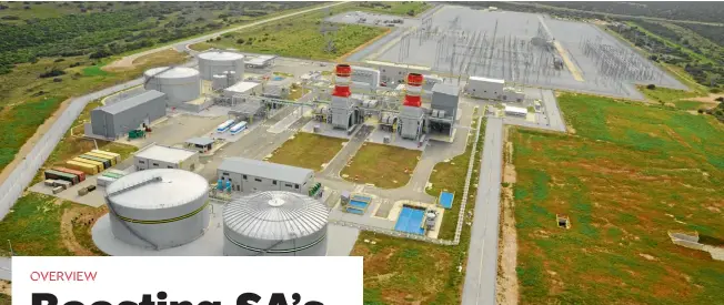  ??  ?? Big gun: The Dedisa gas-fired peaking power station, which cost R3.5bn, has been Coega’s biggest completed investment