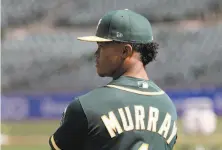  ?? Jeff Chiu / Associated Press 2018 ?? A’s draft pick Kyler Murray has made the NFL his first choice.