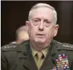  ??  ?? Retired Gen James Mattis