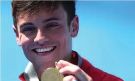  ?? Photograph: Ian MacNicol/Getty Images ?? Tom Daley won gold at the 2018 Commonweal­th Games and spoke out about homosexual­ity being illegal in some competing countries.