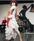  ??  ?? Mozaico Flamenco co-founder Kasandra Lea, whose stage name is La China, exhibits the passionate Spanish dance form.