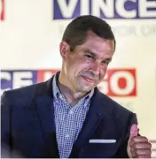  ?? AL DIAZ adiaz@miamiheral­d.com ?? Vince Lago held an election night victory party at Bay 13 Brewery and Kitchen in Coral Gables on April 13.