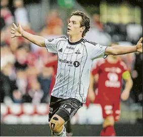  ?? FOTO: INSTAGRAM ?? Sverre Nypan acumula 70 partidos profesiona­les con el Rosenborg