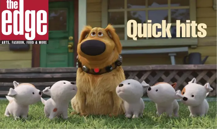  ??  ?? LEADER OF THE PACK: ‘Dug Days’ is a collection of shorts featuring Dug, the dog from the movie ‘Up.’