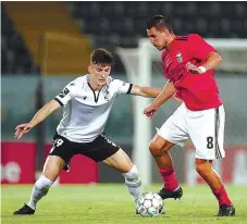  ?? ?? Gabriel fez o último jogo pelas águias em Guimarães