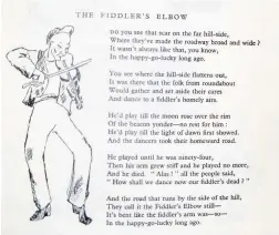  ??  ?? The Fiddler’s Elbow
