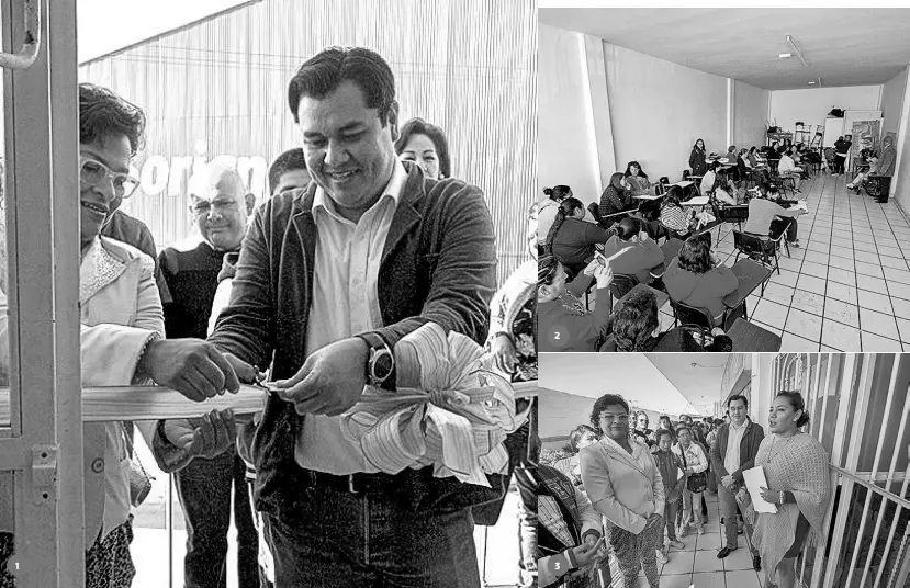  ?? Foto Víctor Jiménez ?? 1 1. CORTE del listón inaugural del nuevo espacio físico que ocupará la Asociación “Bendición de Amor”. 2. ESPACIO proporcion­ado por la Preparator­ia y Universida­d CNCI, a la Asociación civil “Bendición de Amor”. 3. A CARGO de Paloma Alegría estuvo la...