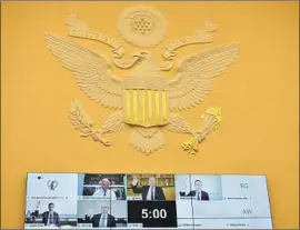  ?? A SENATE Mandel Ngan Associated Press ?? panel wants to hear testimony on a legal shield that benefits social media companies. Above, a House committee’s antitrust hearing is held in July.