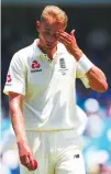  ??  ?? UNDER PRESSURE: Stuart Broad will not be taking the new ball in New Zealand. (Reuters)