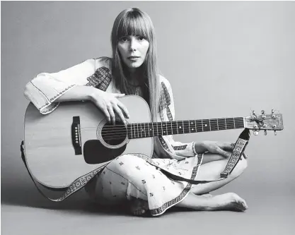  ?? Jack Robinson / Getty Images 1968 ?? Joni Mitchell’s original recordings of demos and outtakes from the “Blue” album were released.