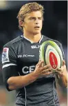  ??  ?? HURTING: Sharks flyhalf Pat Lambie is still short of game time