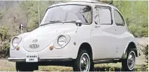 ?? SUBARU ?? The 1958 Subaru 360, a typical Japanese micro car, introduced the Japanese automaker to the U.S. automobile market.