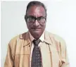  ??  ?? COMMUNITY activist and politician Jayraj Bachu died from Covid-19.