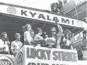  ??  ?? GLORY DAYS: Jody Scheckter won the South African Grand Prix at Kyalami in 1975. He became world champion in 1979