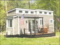  ?? Contribute­d photo ?? A tiny house crafted by the Greenwich-based designer Craft & Sprout.