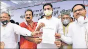  ?? ANI ?? ■
Congress leader Sachin Pilot said on Monday remarks against him were unfortunat­e but not surprising..