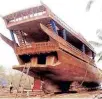  ?? ?? 11th century heritage vessel ‘Uru’ being reproduced at Beypore