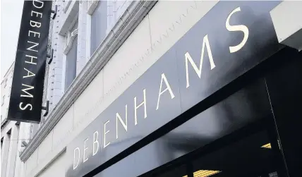  ??  ?? > Debenhams – which has 10 stores in Wales – is set to go an overhaul, the chief executive has announced