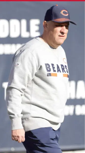  ?? | AP ?? Bears defensive coordinato­r Vic Fangio has helped turn around a unit that had deteriorat­ed under Mel Tucker.