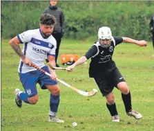  ?? Photograph: Central Scotland Shinty.. ?? Glasgow Mid Argyll put eight past Aberdour at the weekend.