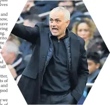  ??  ?? MISSING MEN Jose watches his injurypron­e Spurs sink to yet another defeat